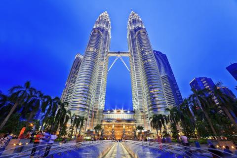 The Petronas Towers are the big draw in Kuala Lumpur
